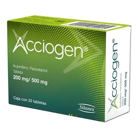 ACCIOGEN 200MG/500MG C/20 TABS